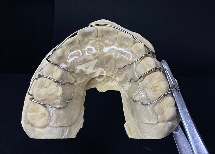Confortável de usar o retentor Hawley do AMD Dental Lab para ortodontia segura e saudável